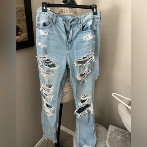 American Eagle Light Blue, Ripped Jeans